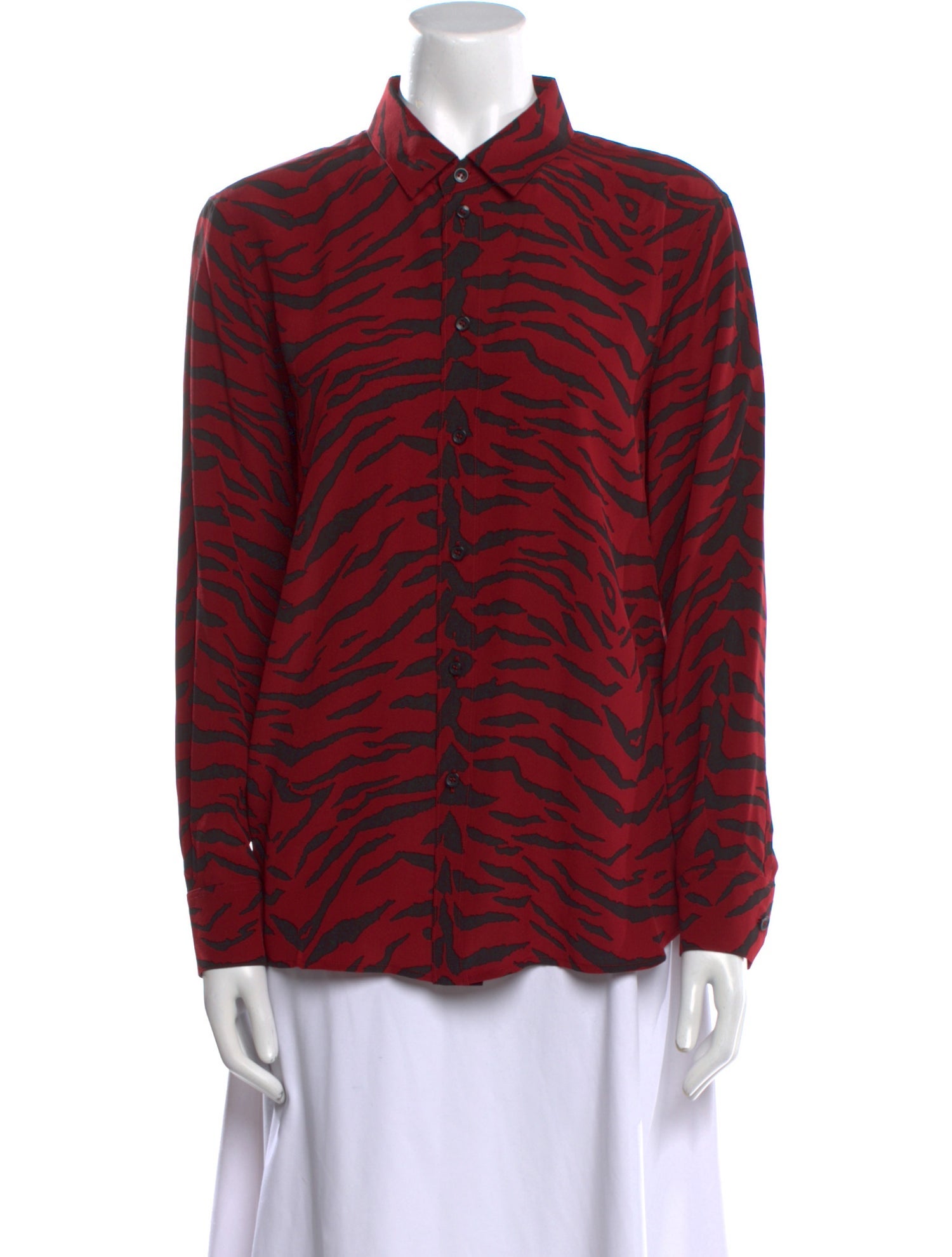 Saint Laurent 2019 Silk Button-Up Top