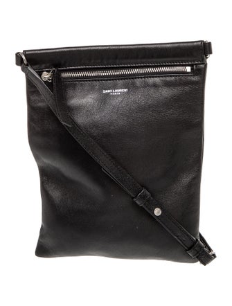 Saint Laurent Calfskin Sid Flat Pouch