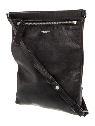 Saint Laurent Calfskin Sid Flat Pouch