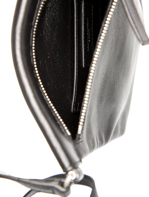 Saint Laurent Calfskin Sid Flat Pouch