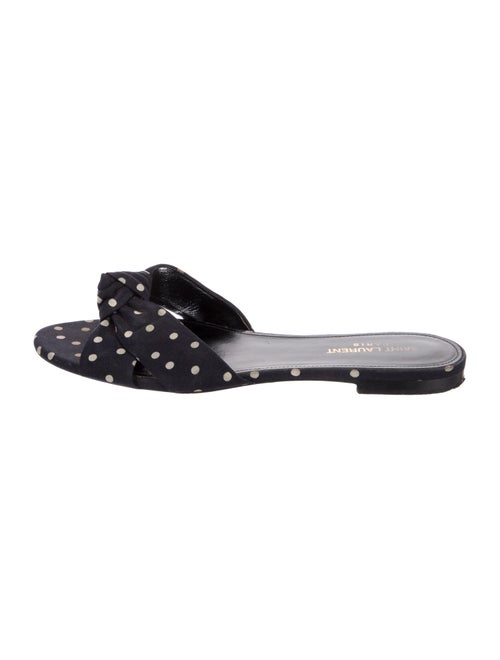 Saint Laurent Polka Dot Print Mules