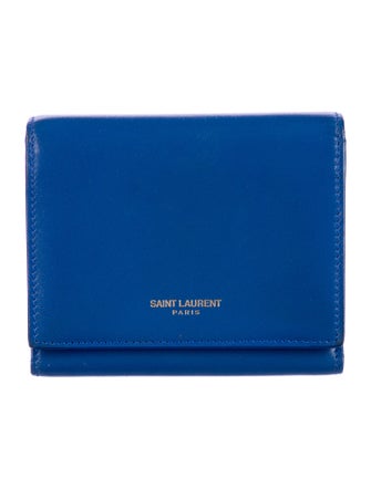 Saint Laurent 2014 Leather Compact Wallet