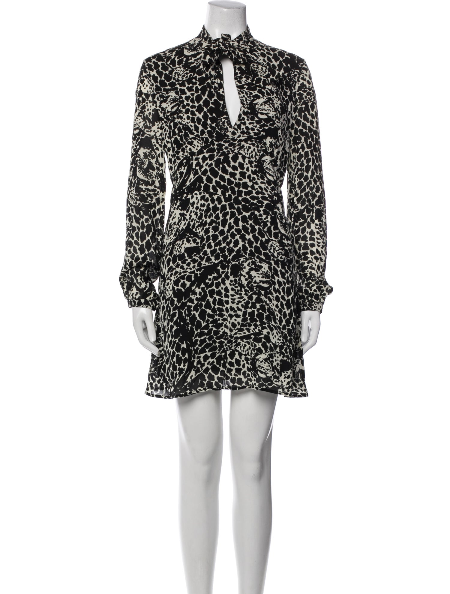 Saint Laurent Printed Mini Dress