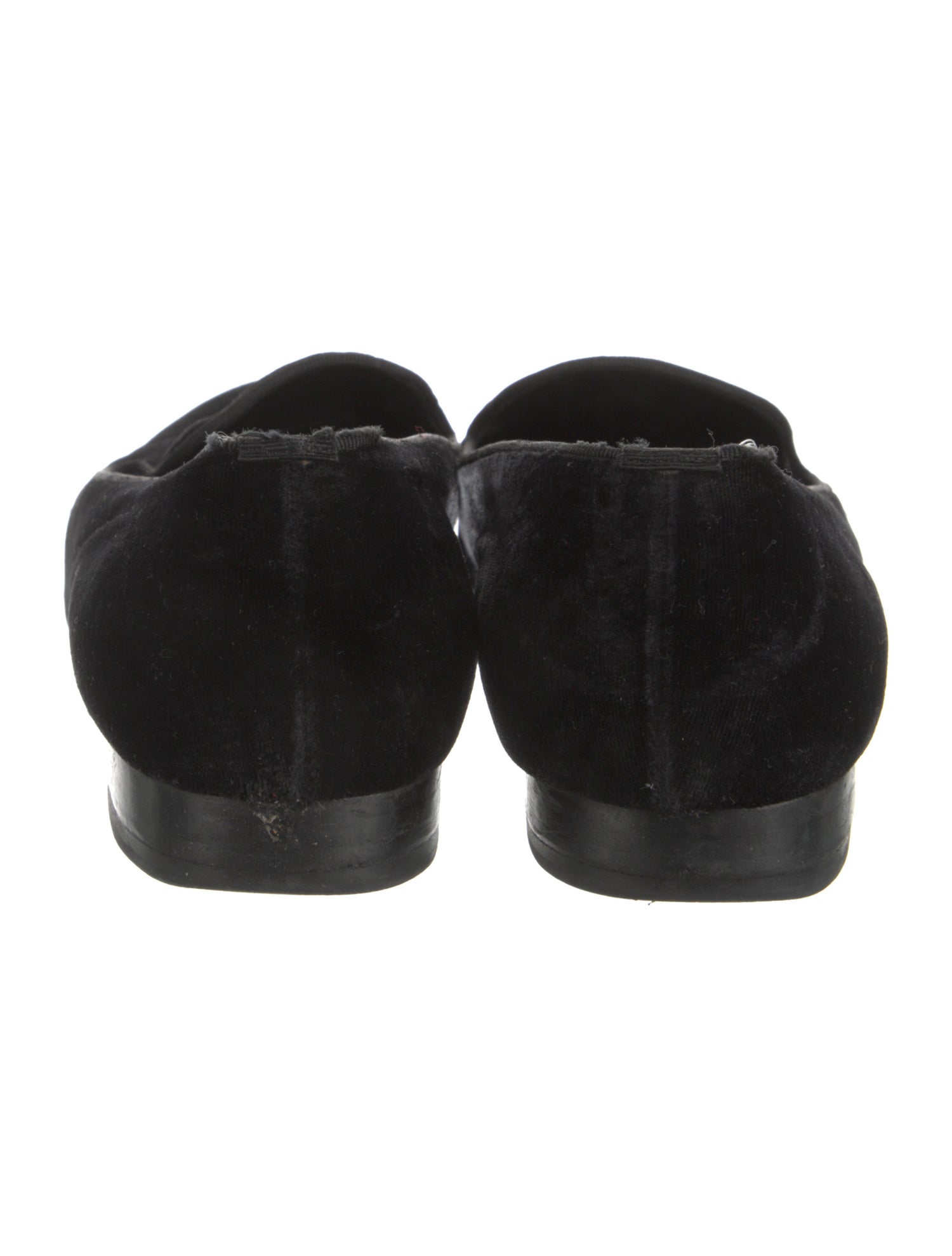 Saint Laurent Velvet Loafers