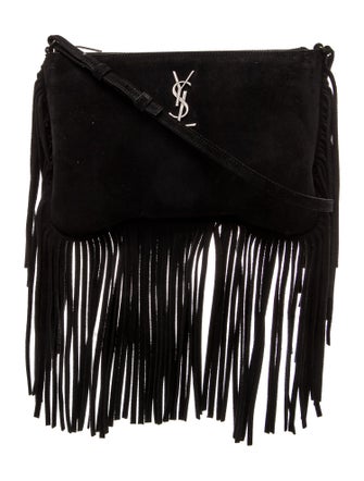 Saint Laurent Suede Crossbody Bag