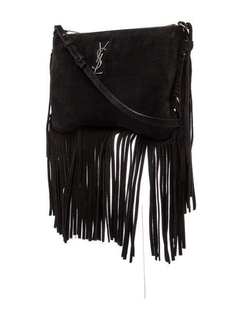 Saint Laurent Suede Crossbody Bag