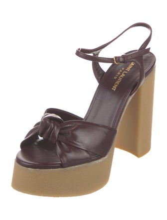 Saint Laurent Leather Sandals