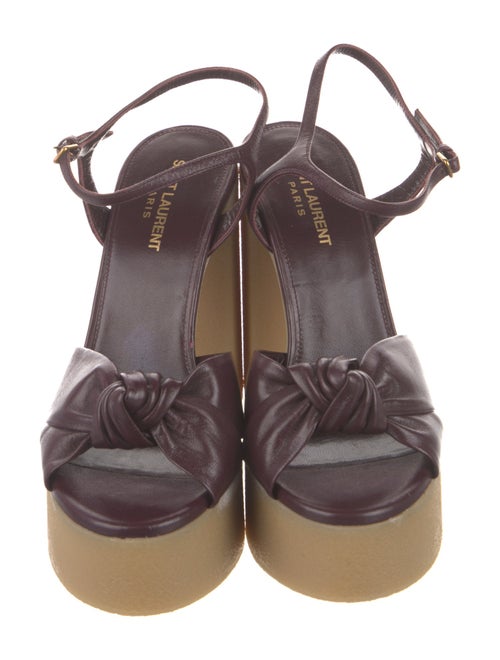 Saint Laurent Leather Sandals
