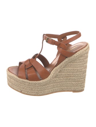 Saint Laurent Leather Espadrilles