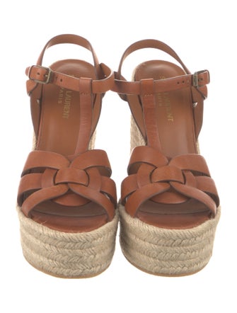 Saint Laurent Leather Espadrilles