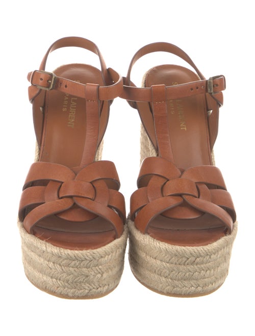 Saint Laurent Leather Espadrilles