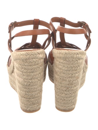 Saint Laurent Leather Espadrilles