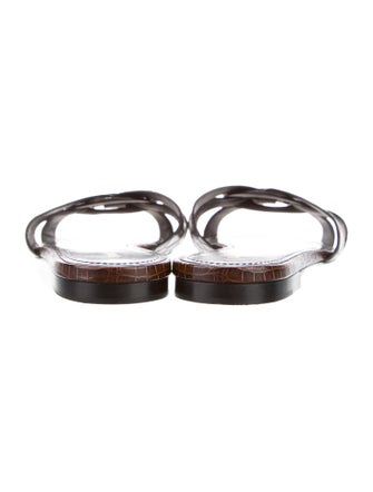 Saint Laurent Leather Mules