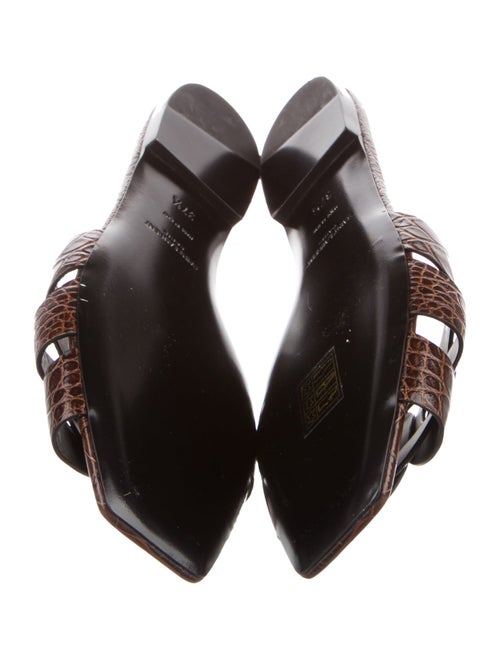 Saint Laurent Leather Mules