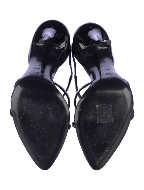 Saint Laurent Patent Leather Slides