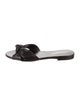 Saint Laurent Leather Slides