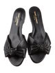 Saint Laurent Leather Slides