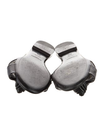 Saint Laurent Leather Slides