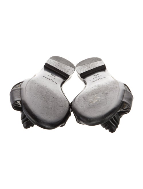 Saint Laurent Leather Slides
