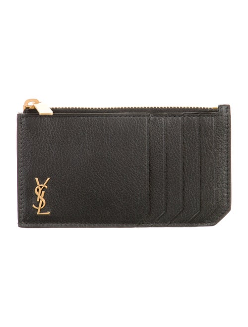 Saint Laurent Tiny Monogramme Leather Wallet