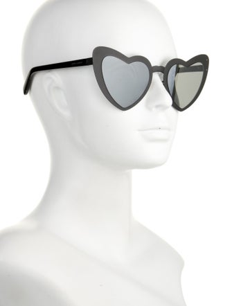 Saint Laurent Cat-Eye Mirrored Sunglasses