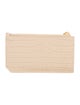 Saint Laurent Embossed Card Case Leather Wallet