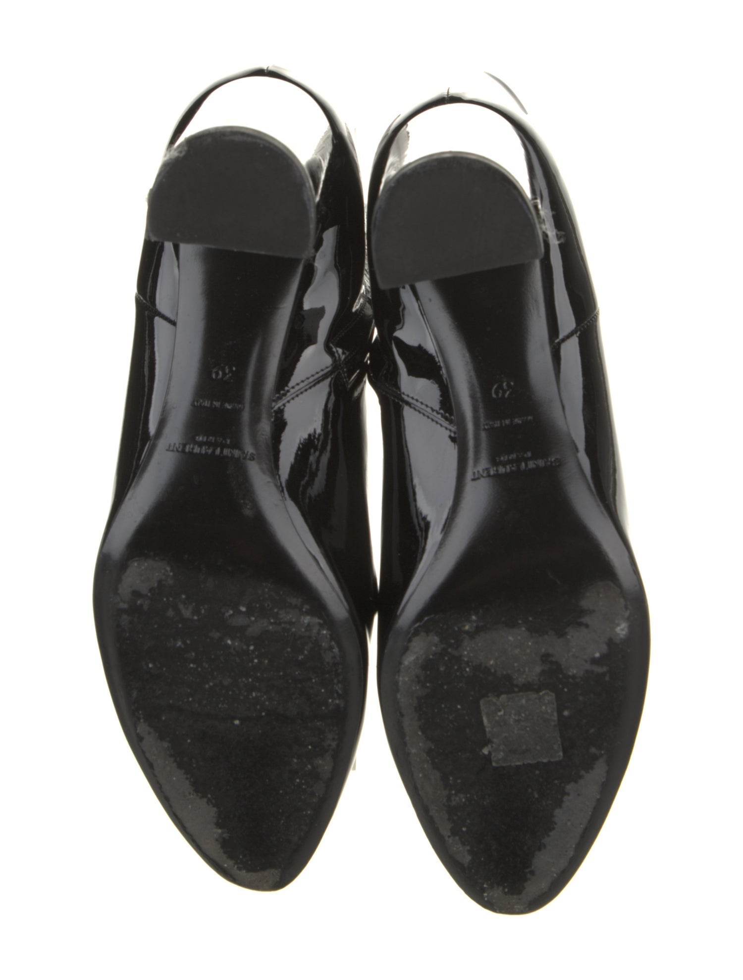 Saint Laurent Patent Leather Boots