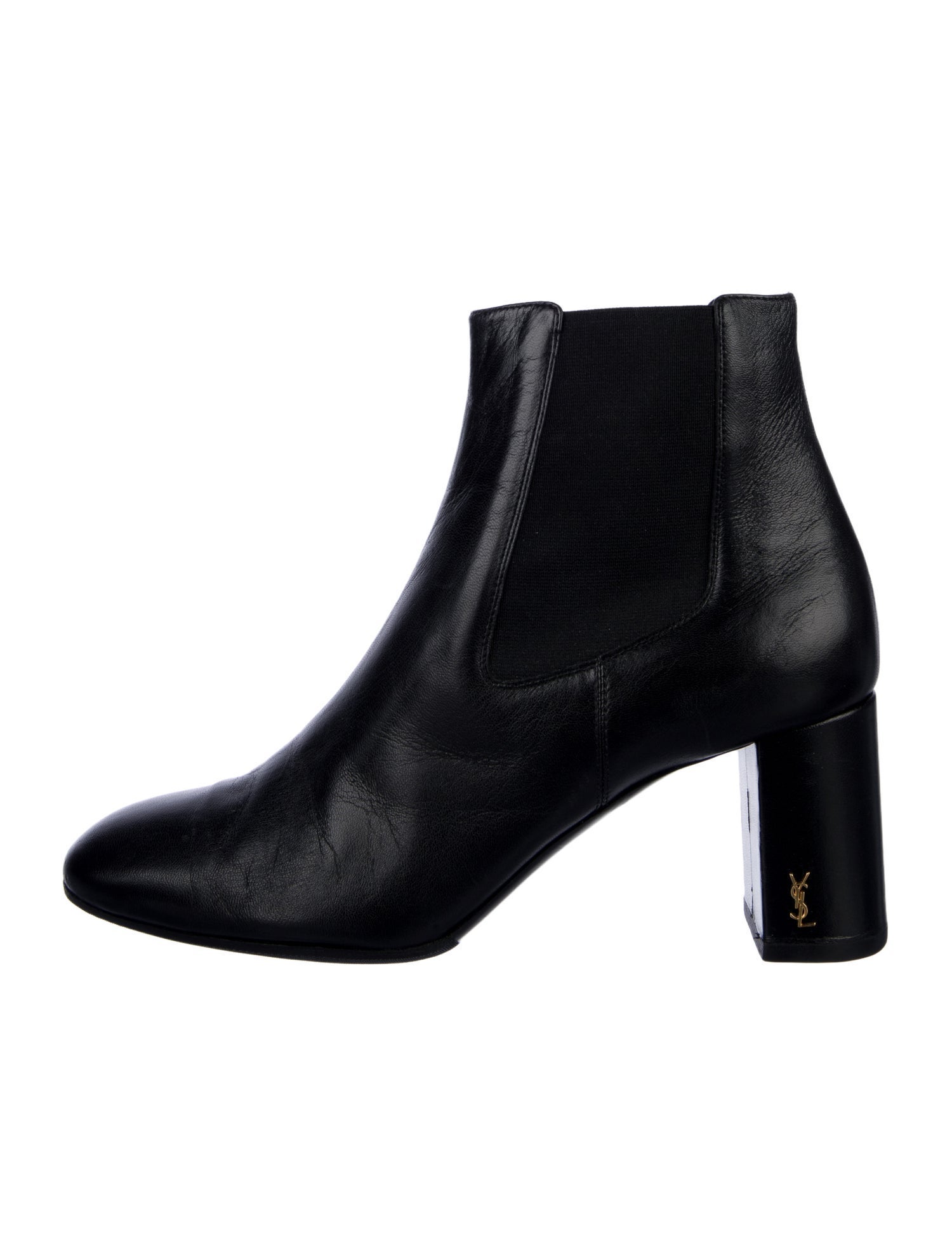 Saint Laurent Leather Chelsea Boots