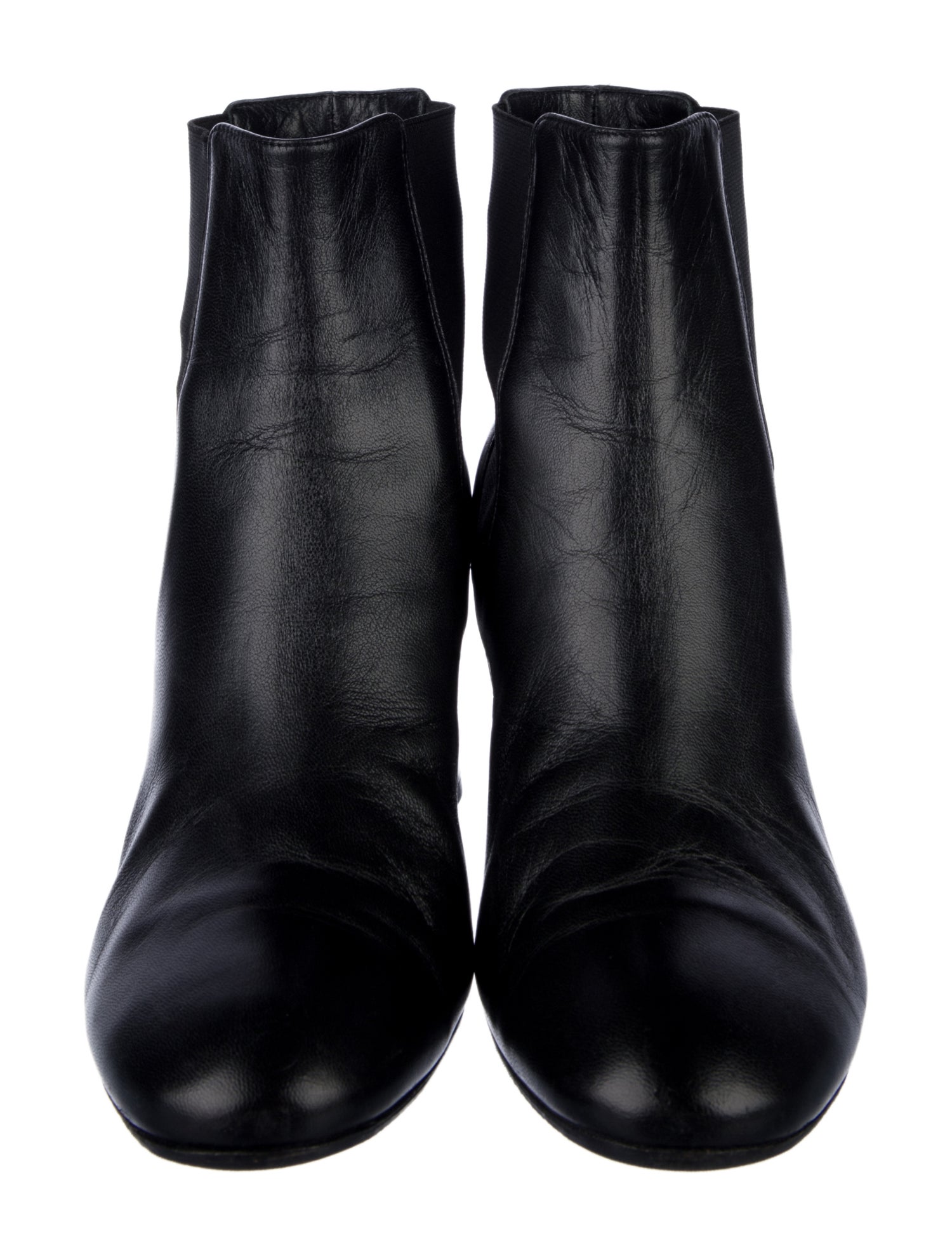 Saint Laurent Leather Chelsea Boots