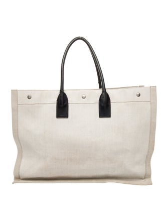 Saint Laurent Canvas Rive Gauche Large