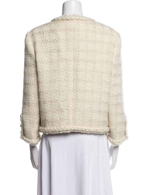 Saint Laurent Wool Tweed Pattern Jacket