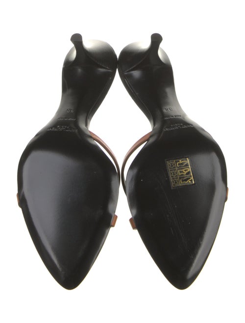 Saint Laurent Leather Slides
