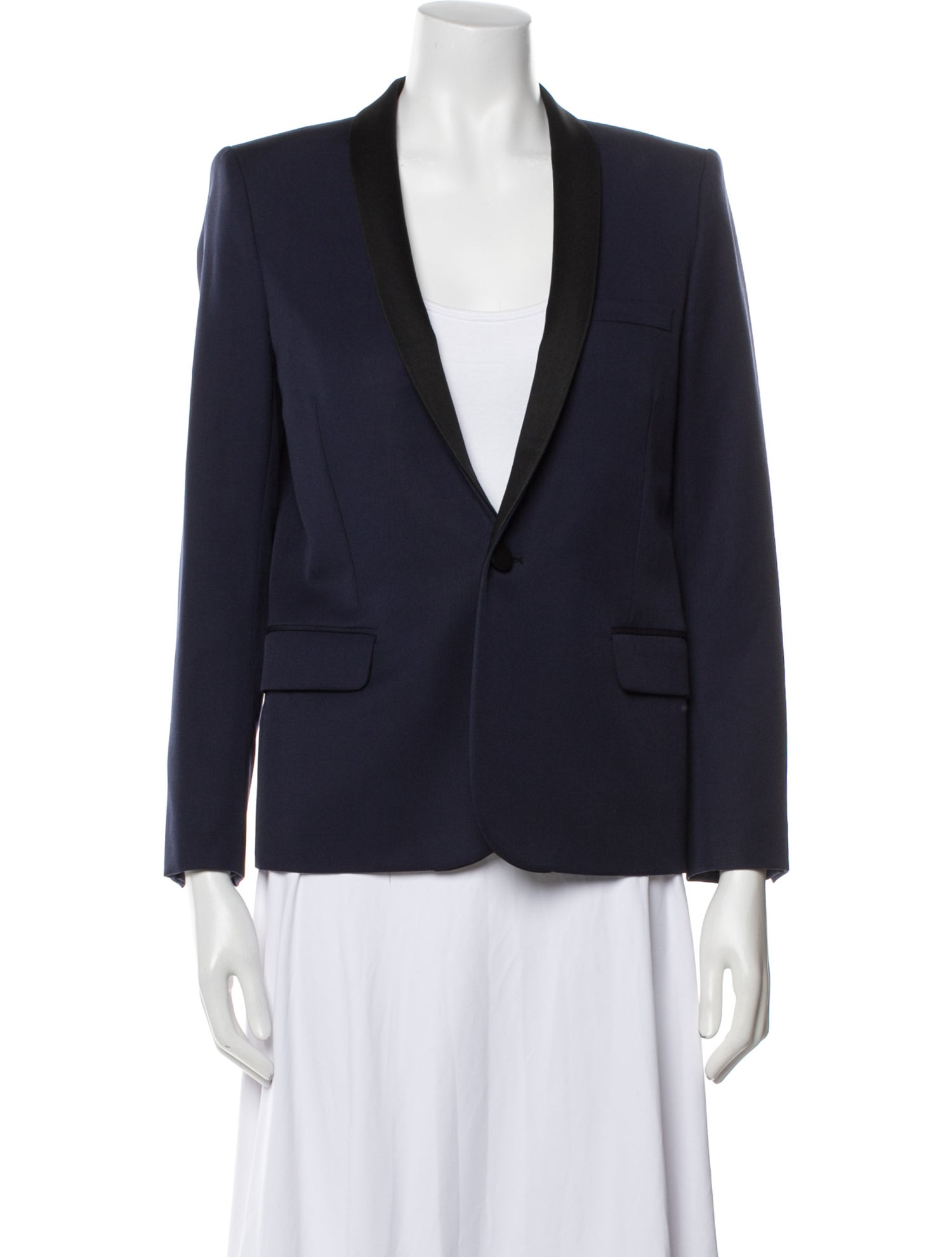 Saint Laurent Virgin Wool Blazer
