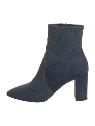 Saint Laurent Denim Sock Boots