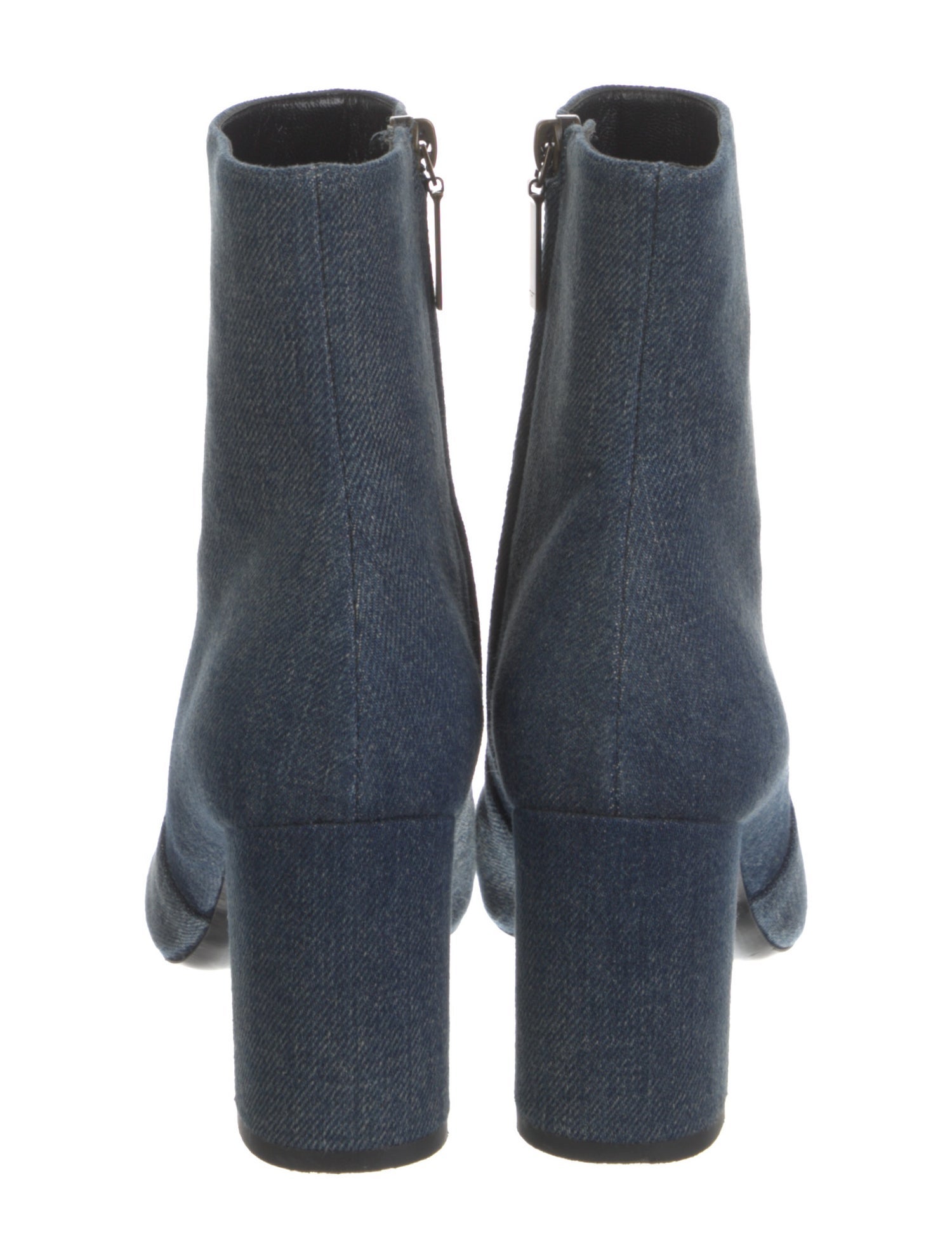 Saint Laurent Denim Sock Boots