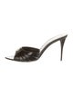 Saint Laurent Leather Mules