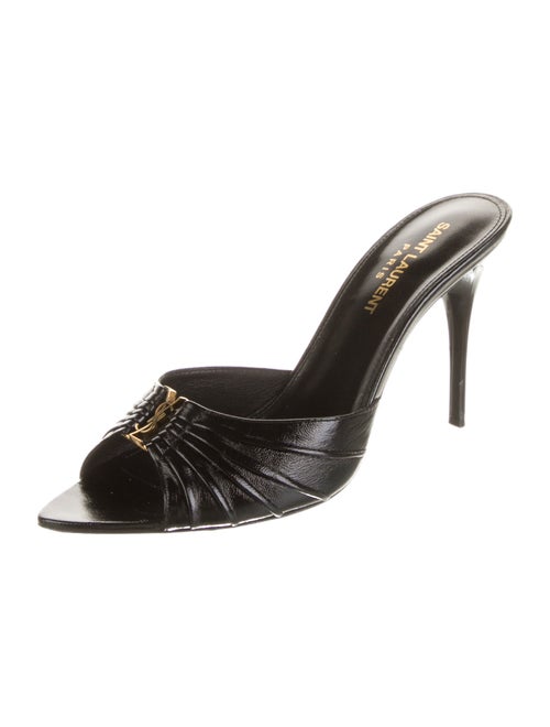 Saint Laurent Leather Mules