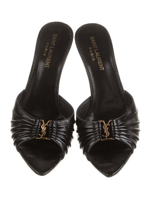 Saint Laurent Leather Mules