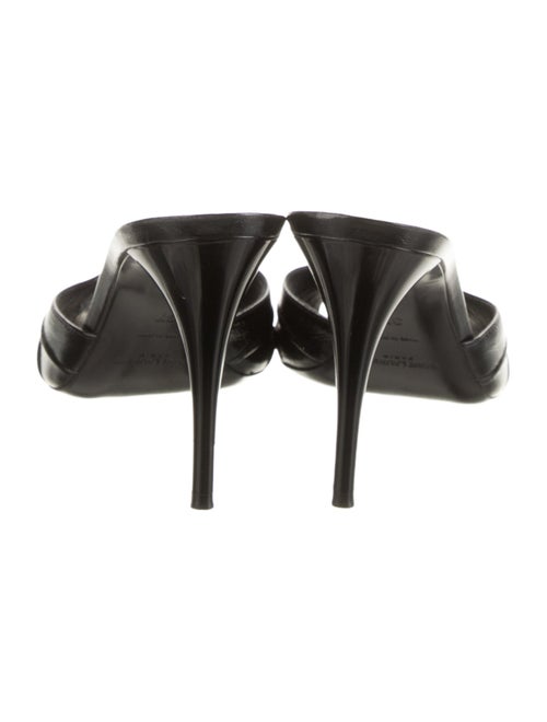 Saint Laurent Leather Mules