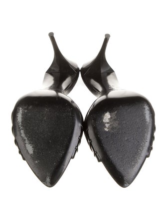 Saint Laurent Leather Mules