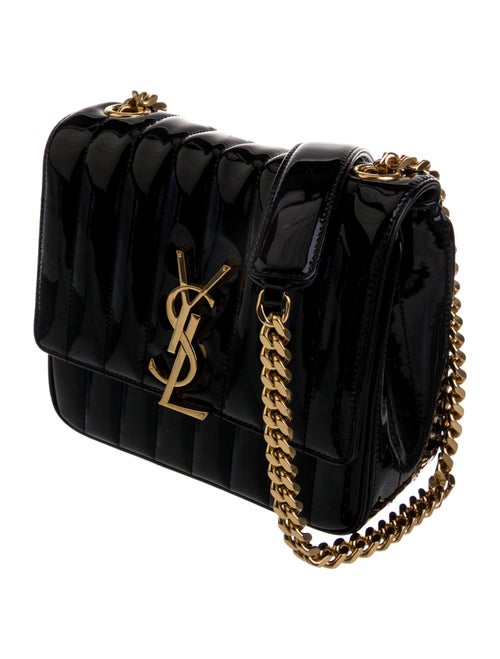 Saint Laurent Patent Leather Vicky Small
