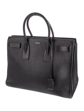 Saint Laurent Leather Sac De Jour Small