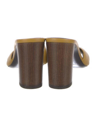 Saint Laurent Leather Slides