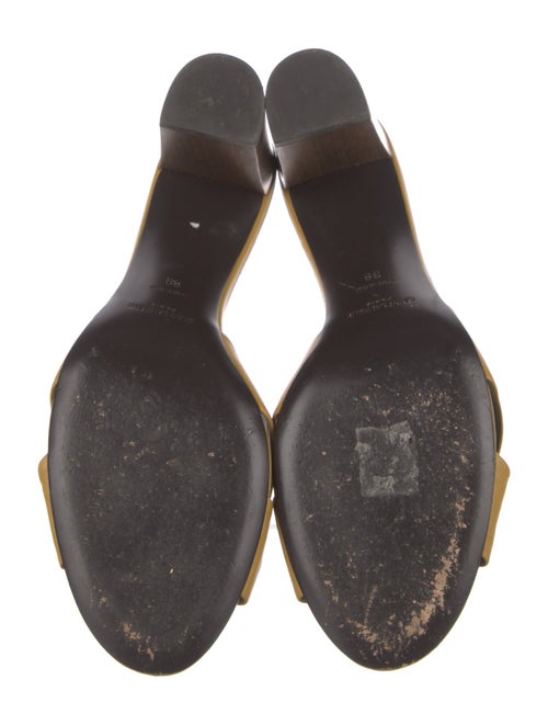 Saint Laurent Leather Slides