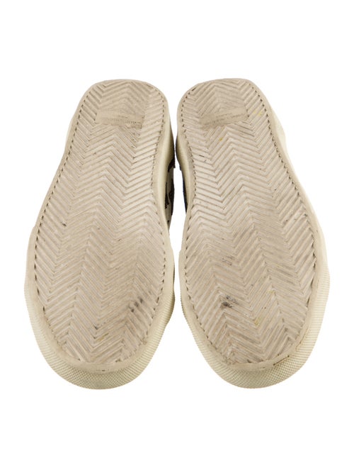 Saint Laurent Suede Mesh Accents Sneakers