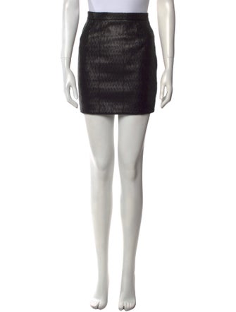 Saint Laurent Sequin Mini Skirt