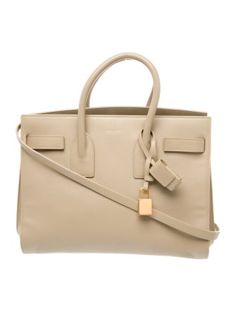 Saint Laurent Leather Sac De Jour Small