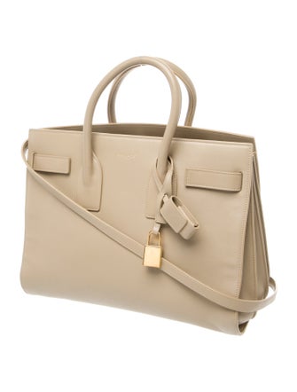 Saint Laurent Leather Sac De Jour Small
