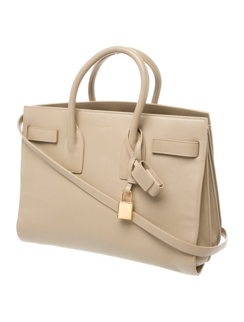 Saint Laurent Leather Sac De Jour Small