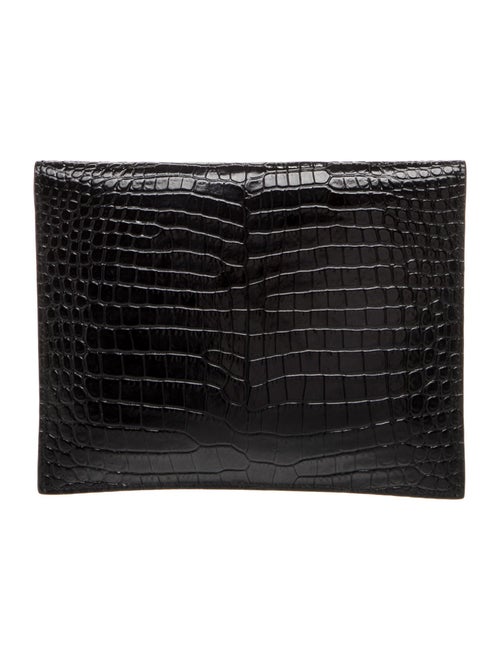 Saint Laurent Embossed Leather Uptown